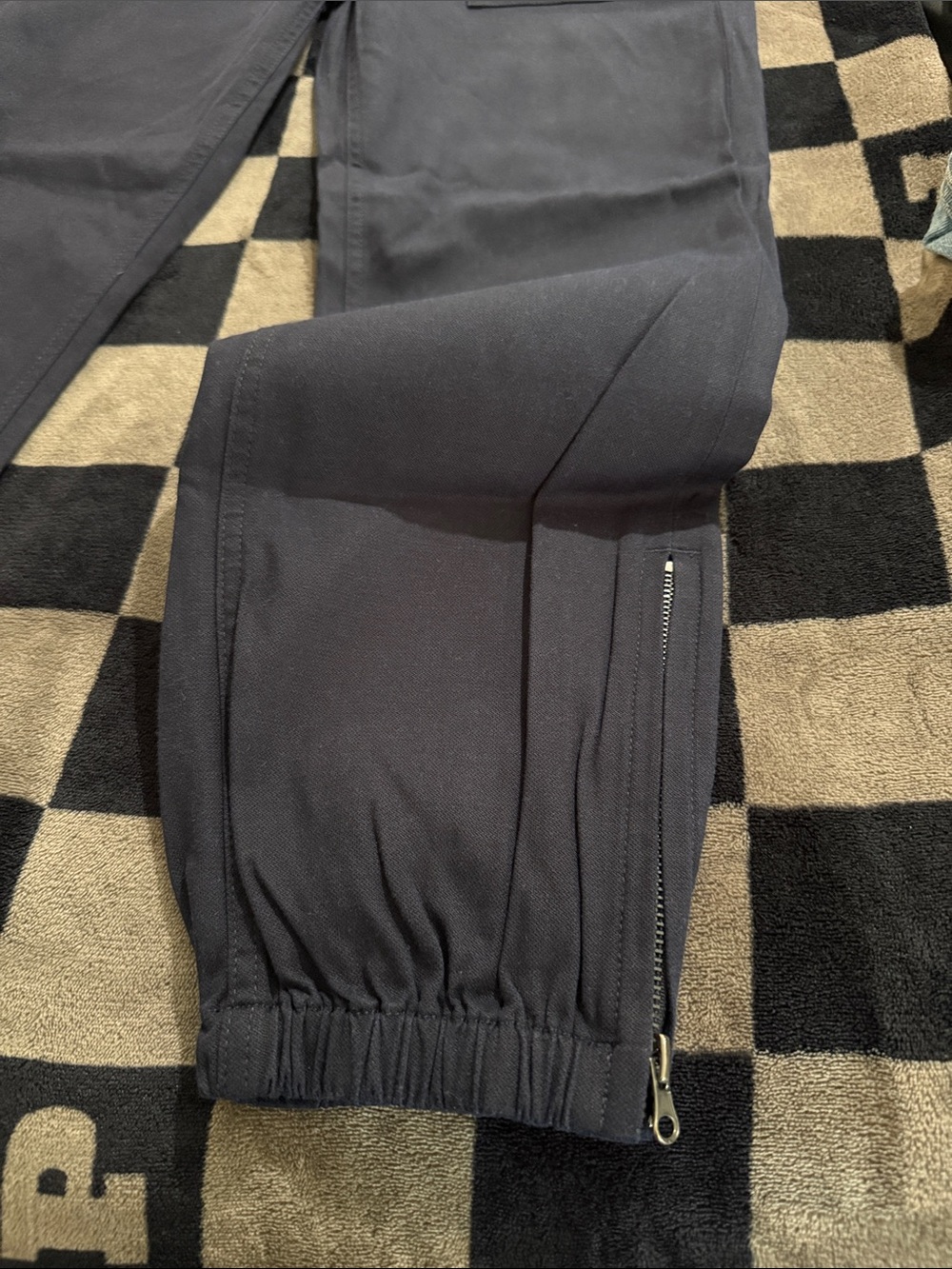 navy blue pants - Picture 3 of 7